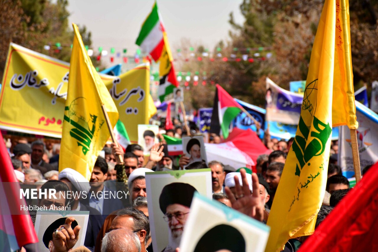راهپیمایی روز قدس در  علی‌آبادکتول