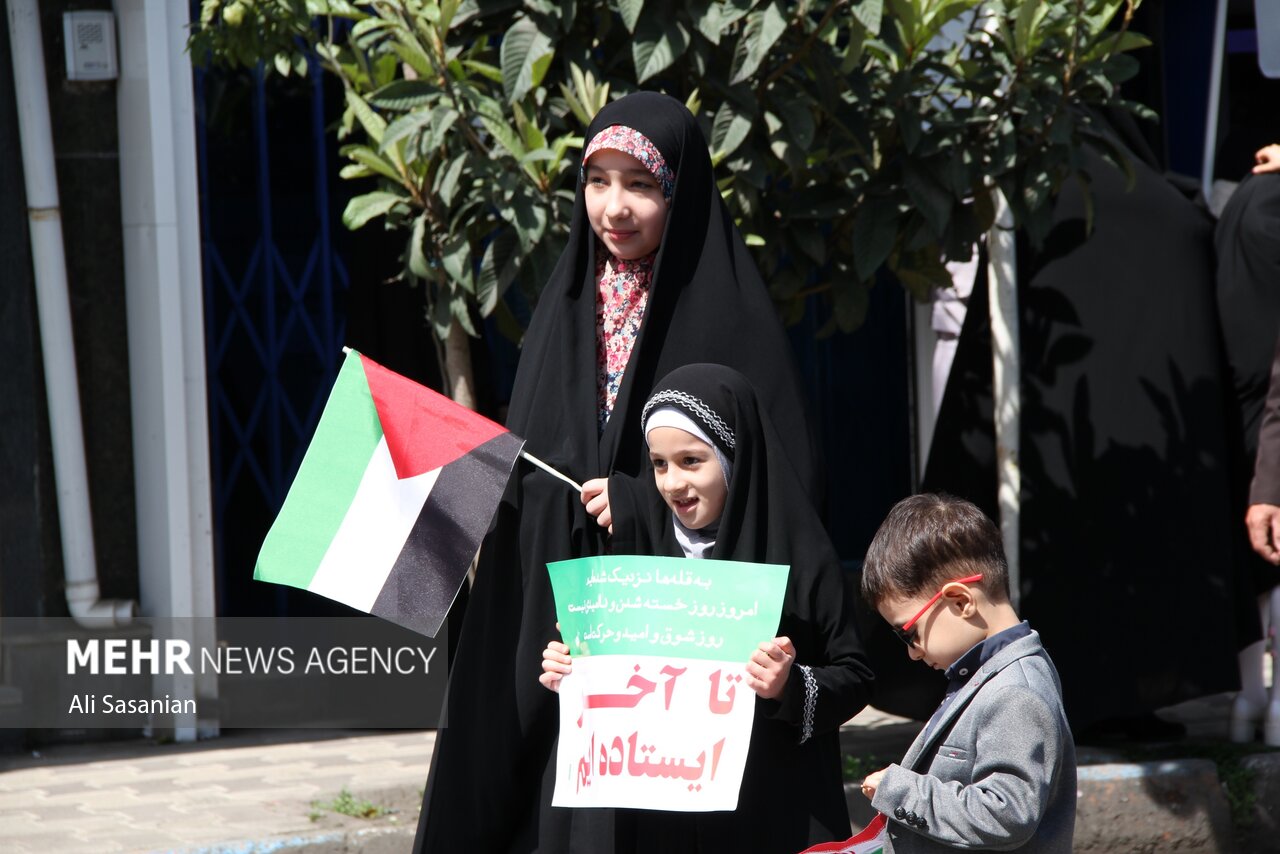 مراسم راهپیمایی روز قدس در محمودآباد