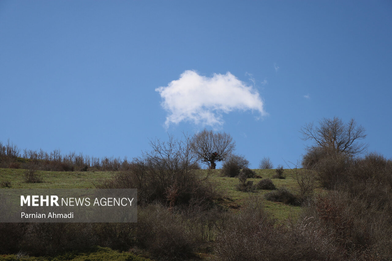 طبیعت بهاری روستای کدیر در مازندران