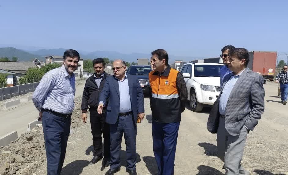 پیشرفت فیزیکی 75 درصدی بزرگراه آستارا - آستارا