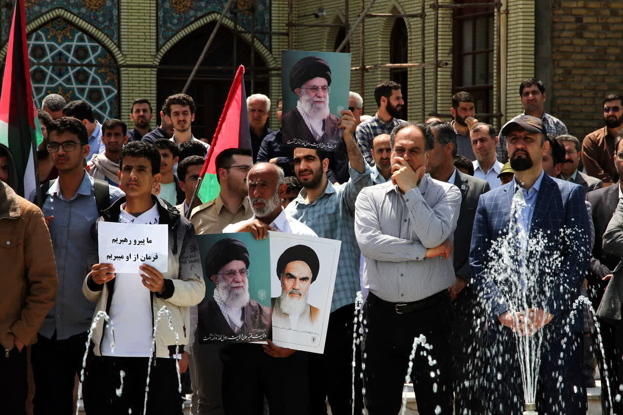 دانشجویان گیلانی از جنبش دانشجویی آمریکا و اروپا حمایت کردند