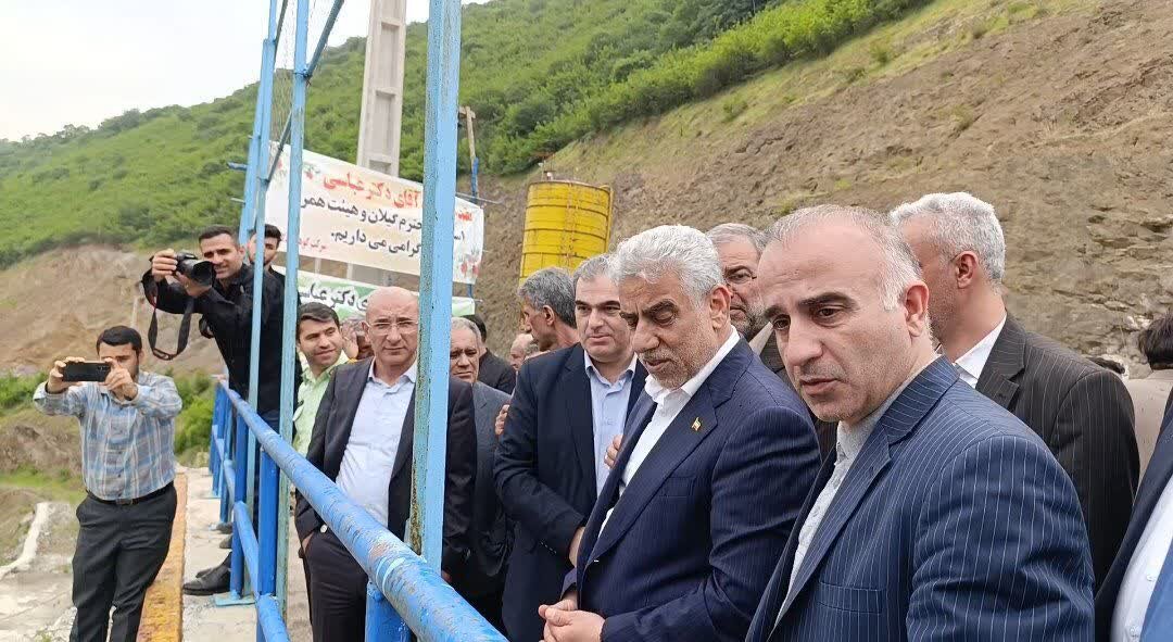 بازدید استاندار گیلان از سد «دیورش» در رودبار