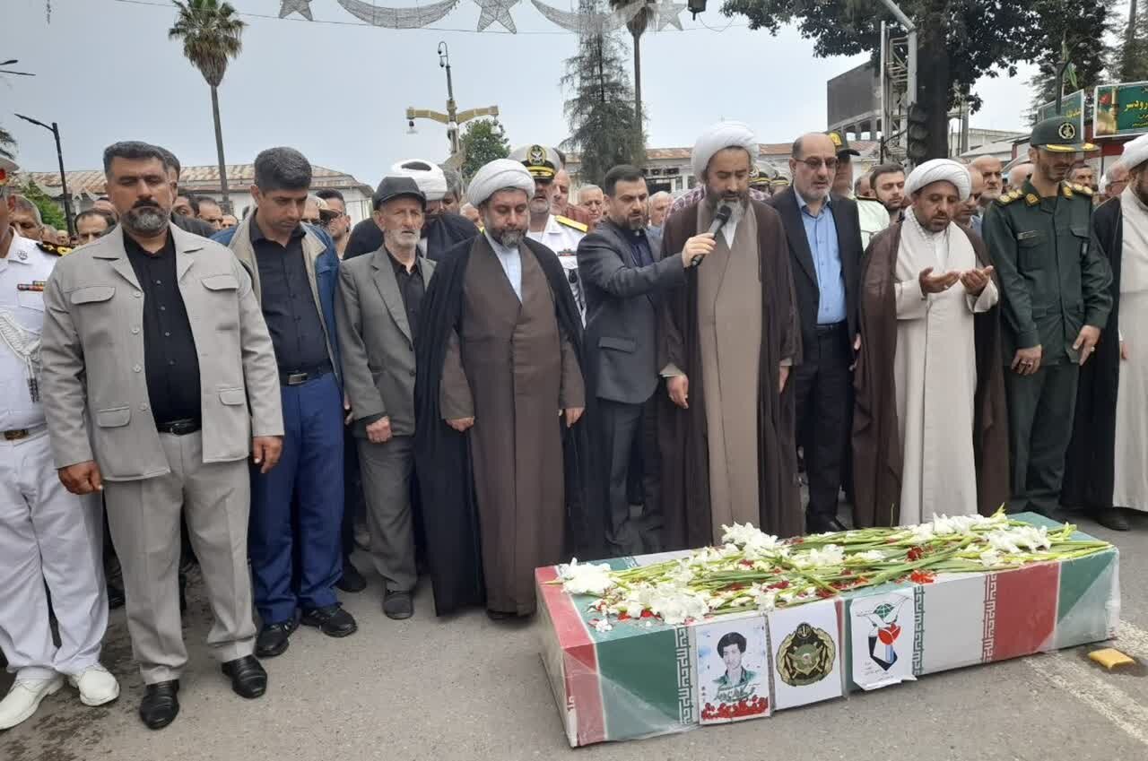 پیکر شهید «حجت کاروان واجاری» در زادگاهش آرام گرفت