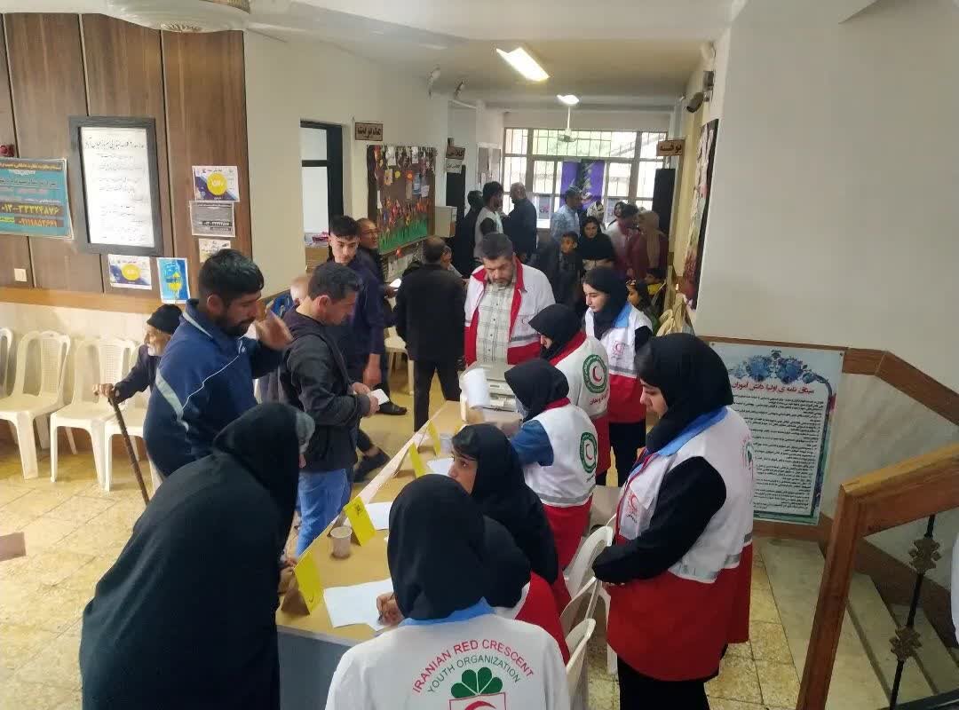 ویزیت رایگان بیش از 200 نفر در روستای عباس آباد آستارا