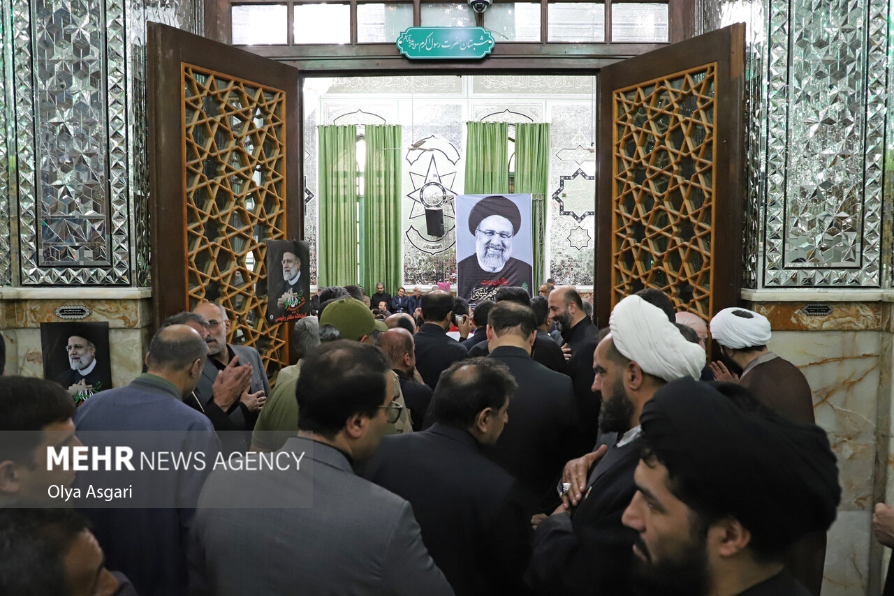 عزاداری مردم گرگان در شهادت آیت الله رییسی و همراهانش