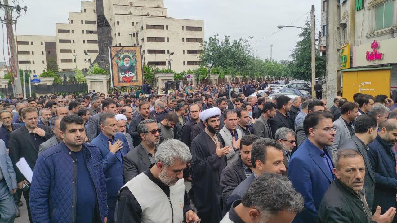 سینه زنی گیلانی ها در فراق «شهدای خدمت» در رشت