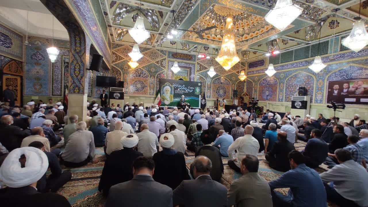 مراسم بزرگداشت «آیت الله امینیان» در آستانه اشرفیه