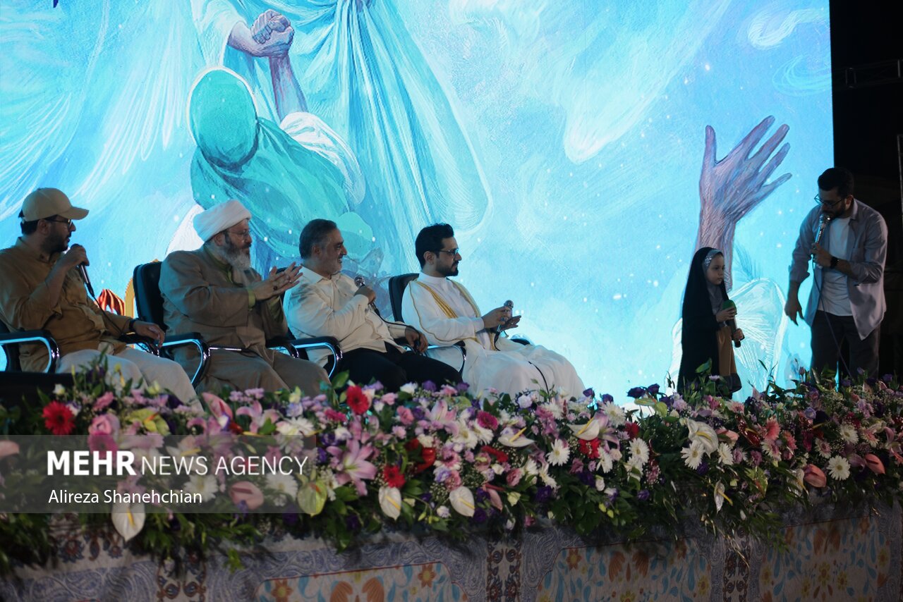 دیار میرزا میزبان «محفلی‎ها»/ شب عید غدیر رشت نور باران شد