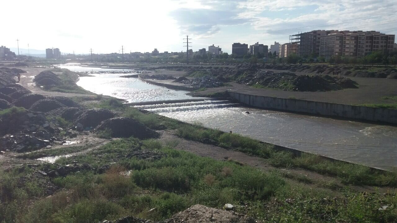 بالا آمدن آب رودخانه تلار در سوادکوه