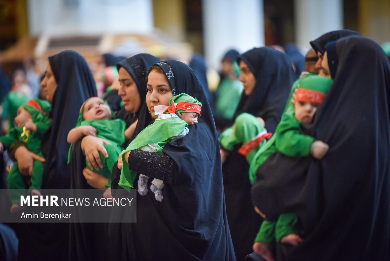 برگزاری شیرخوارگان حسینی در 15 بقعه متبرکه گلستان
