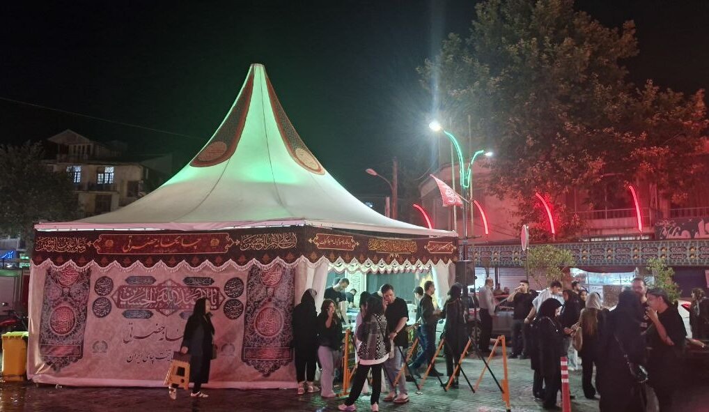 برگزاری آیین صبح عزا در نصیرمحله شفت