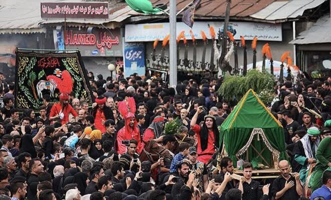 مراسم عزاداری سوم امام حسین (ع) طاهرگوراب قدمت 200 ساله دارد