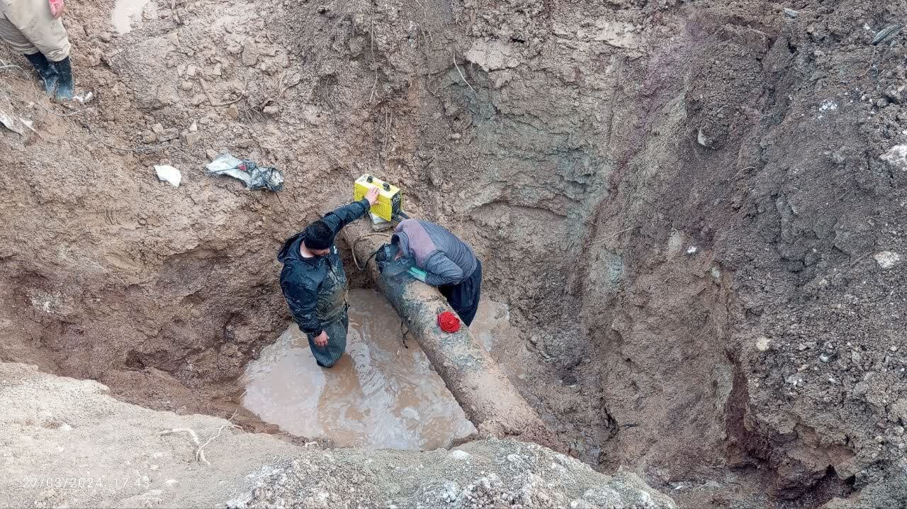 مشکل آب شرب 1000 خانوار روستای زید سفلی گهرباران رفع می‌شود