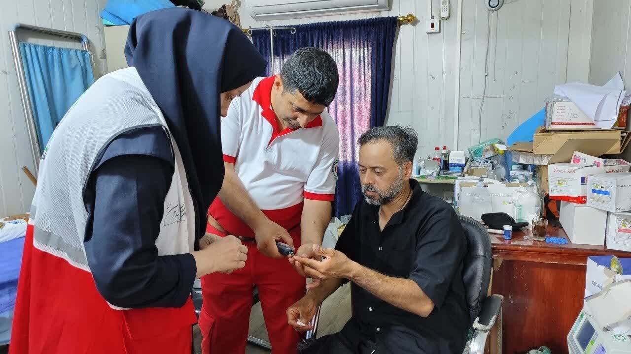 بیش از 2000 زائر در درمانگاه جمعیت هلال‌احمر گلستان ویزیت شدند