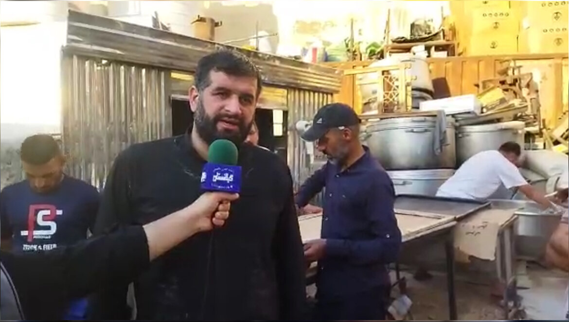 اسکان شبانه 3000 نفر از زائران حسینی در موکب محسنین گیلان