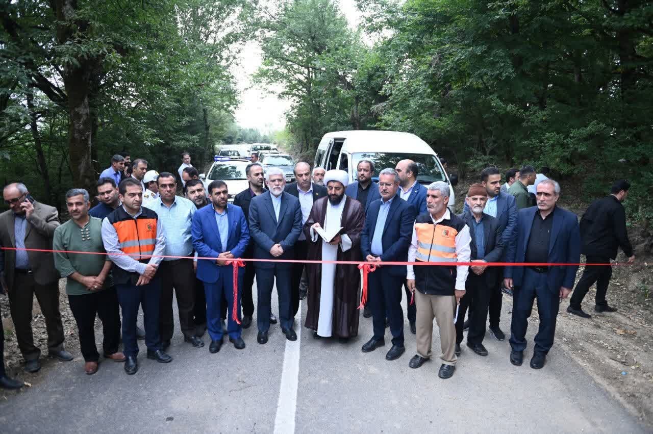 افتتاح فاز نخست جاده روستای سیجان گالیکش بعد از 45 سال