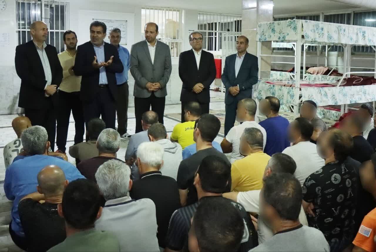 34 زندانی از ندامتگاه محکومان مواد مخدر آزاد شدند