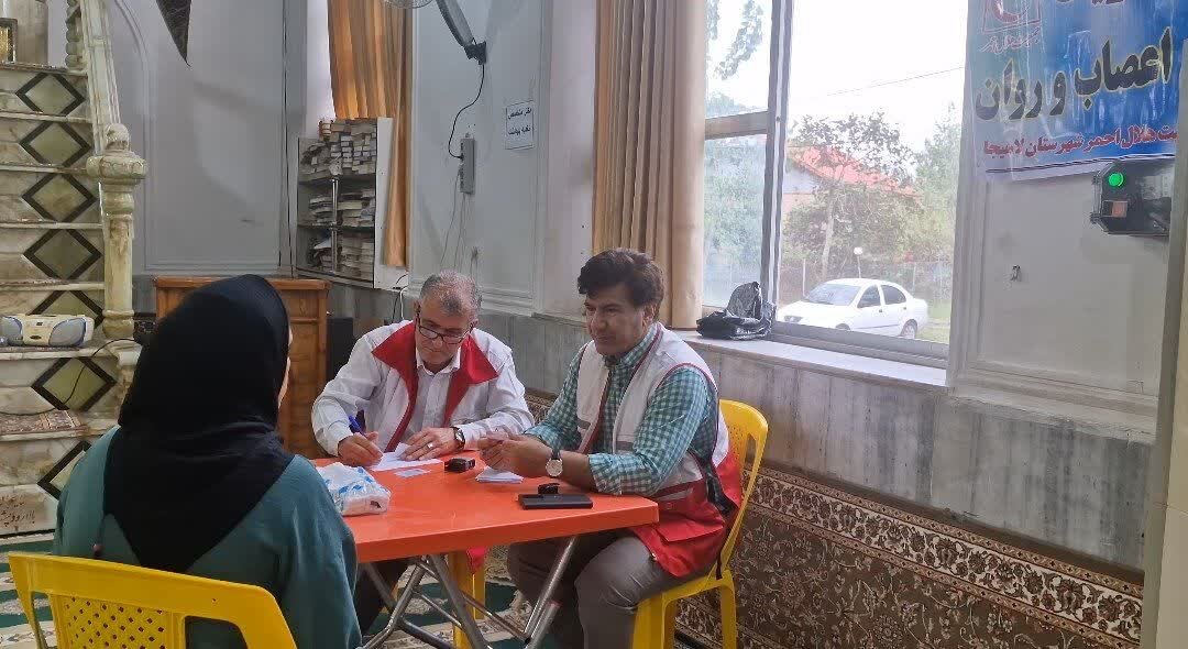 ویزیت رایگان 120 نفر از اهالی روستای بالارودپشت لاهیجان