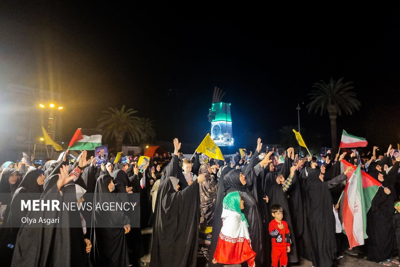 فریاد «حیدر حیدر» در تجمع و شادی گرگانی‌ها