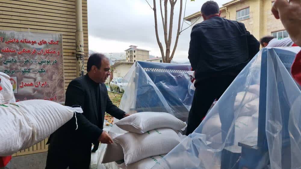 کشاورزان تالشی بیش از 2 تُن برنج برای کمک به جبهه مقاومت اهدا کردند