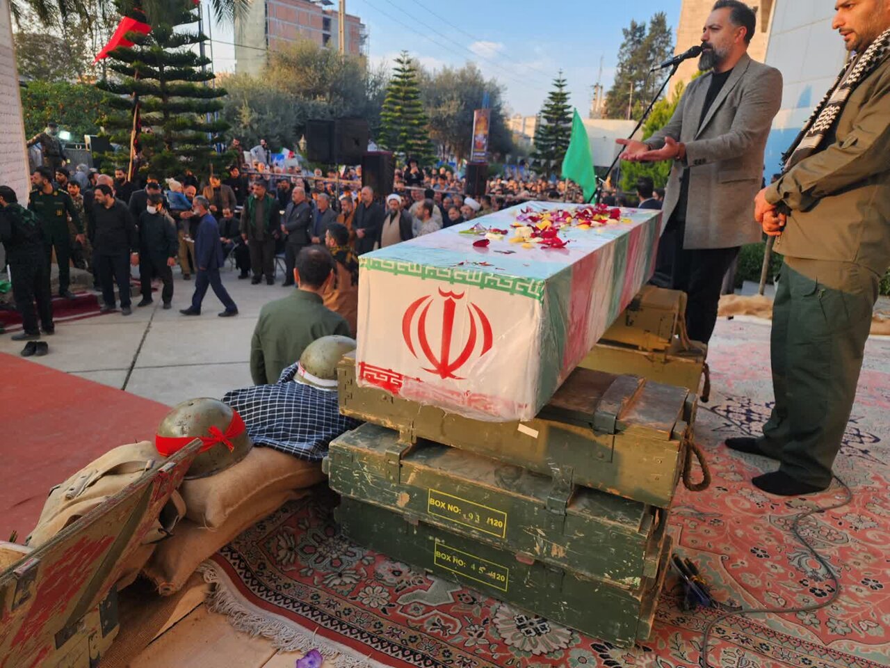 بدرقه شهید گمنام در بابل