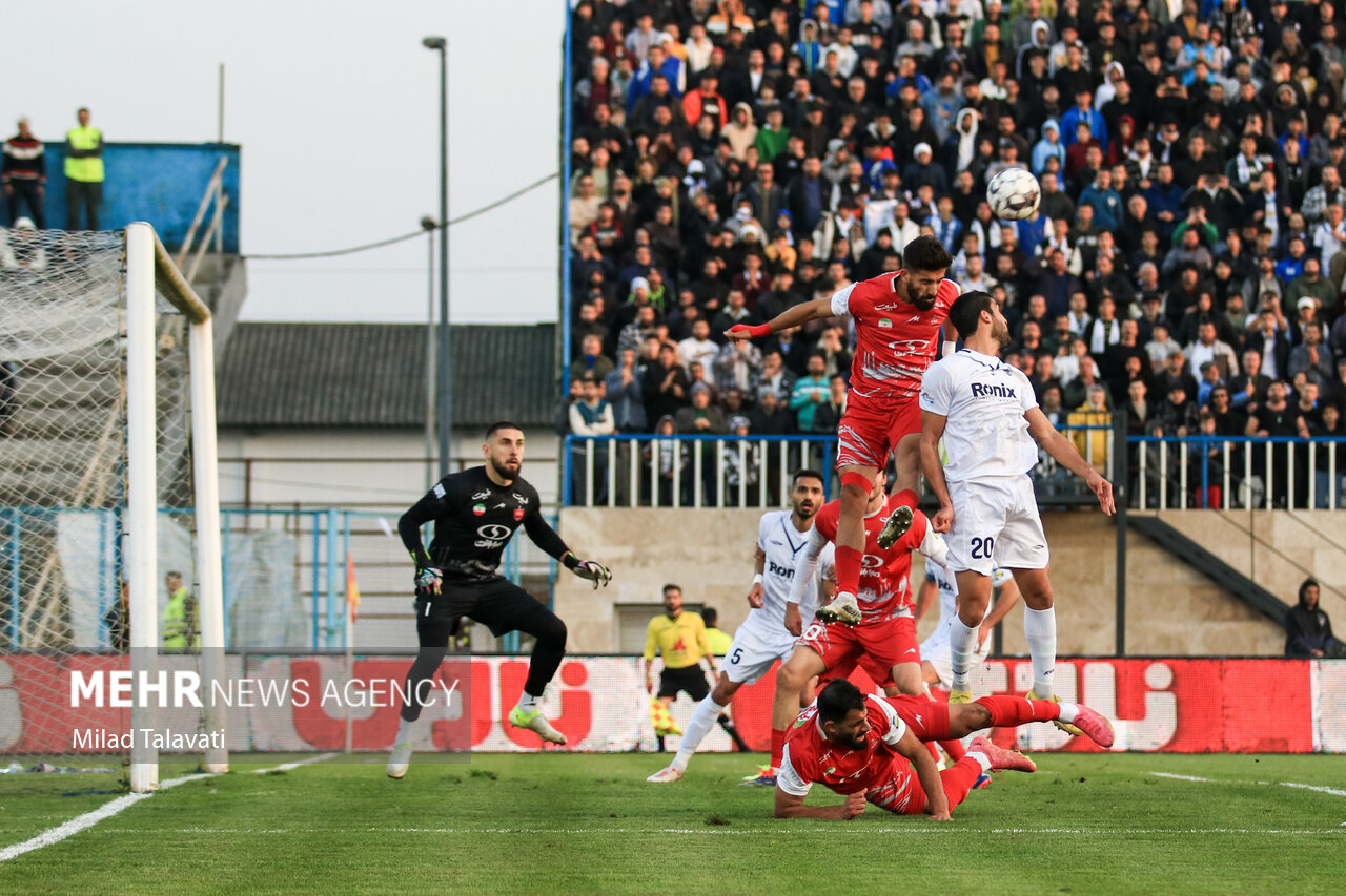 تصویر اختصاصی مهر از بازی ملوان - پرسپولیس
