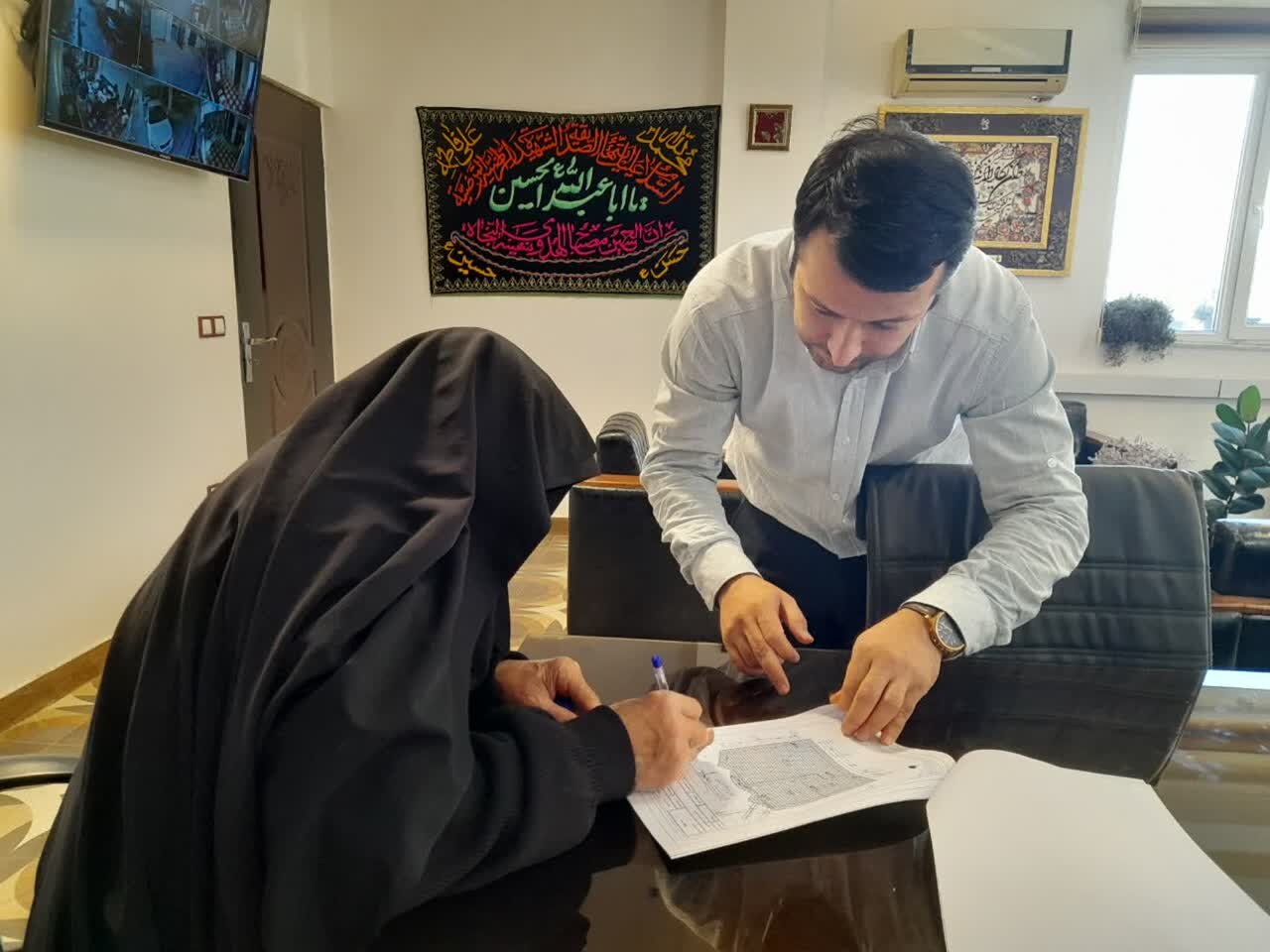 840 مترمربع زمین در تنکابن وقف امور خیریه شد