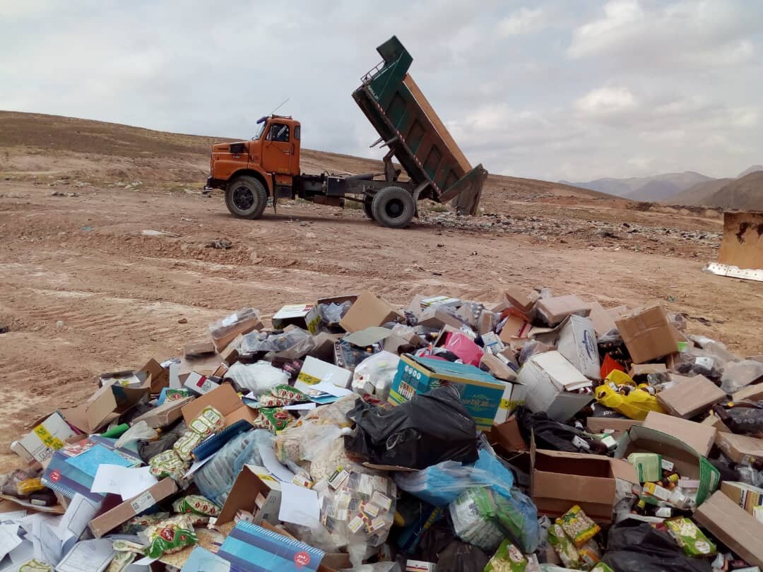 72 تُن کالای غیر بهداشتی در گیلان معدوم شد