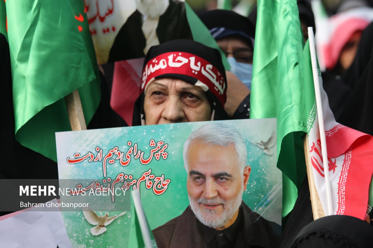مراسم گرامیداشت سالروز حماسه 8 دی در لنگرود