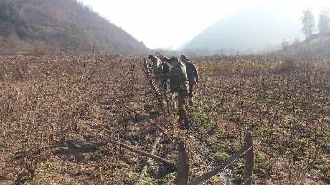 رفع تصرف 5650 مترمربع اراضی ملی در ساری