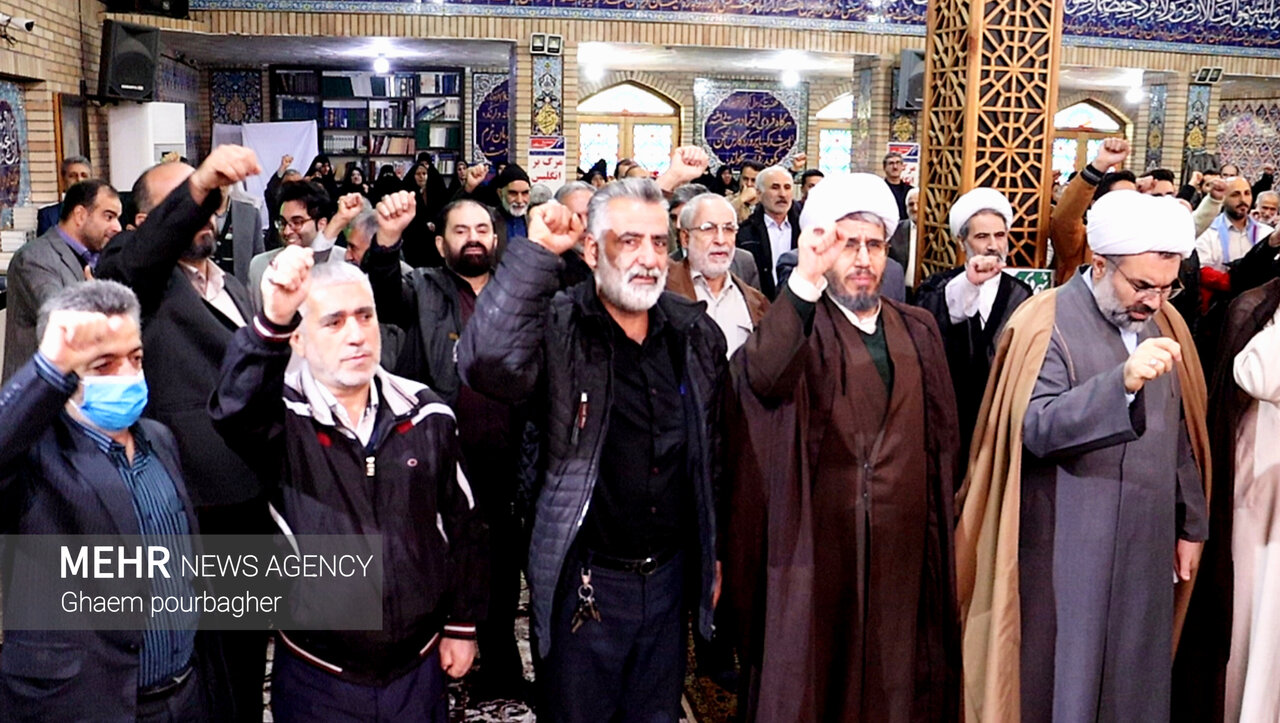 مراسم بزرگداشت حماسه 9 دی در شفت
