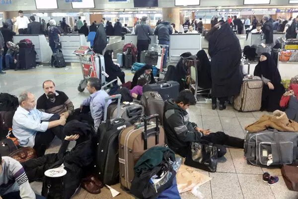 تاخیر 5 ساعته پروازهای حج عمره فرودگاه ساری