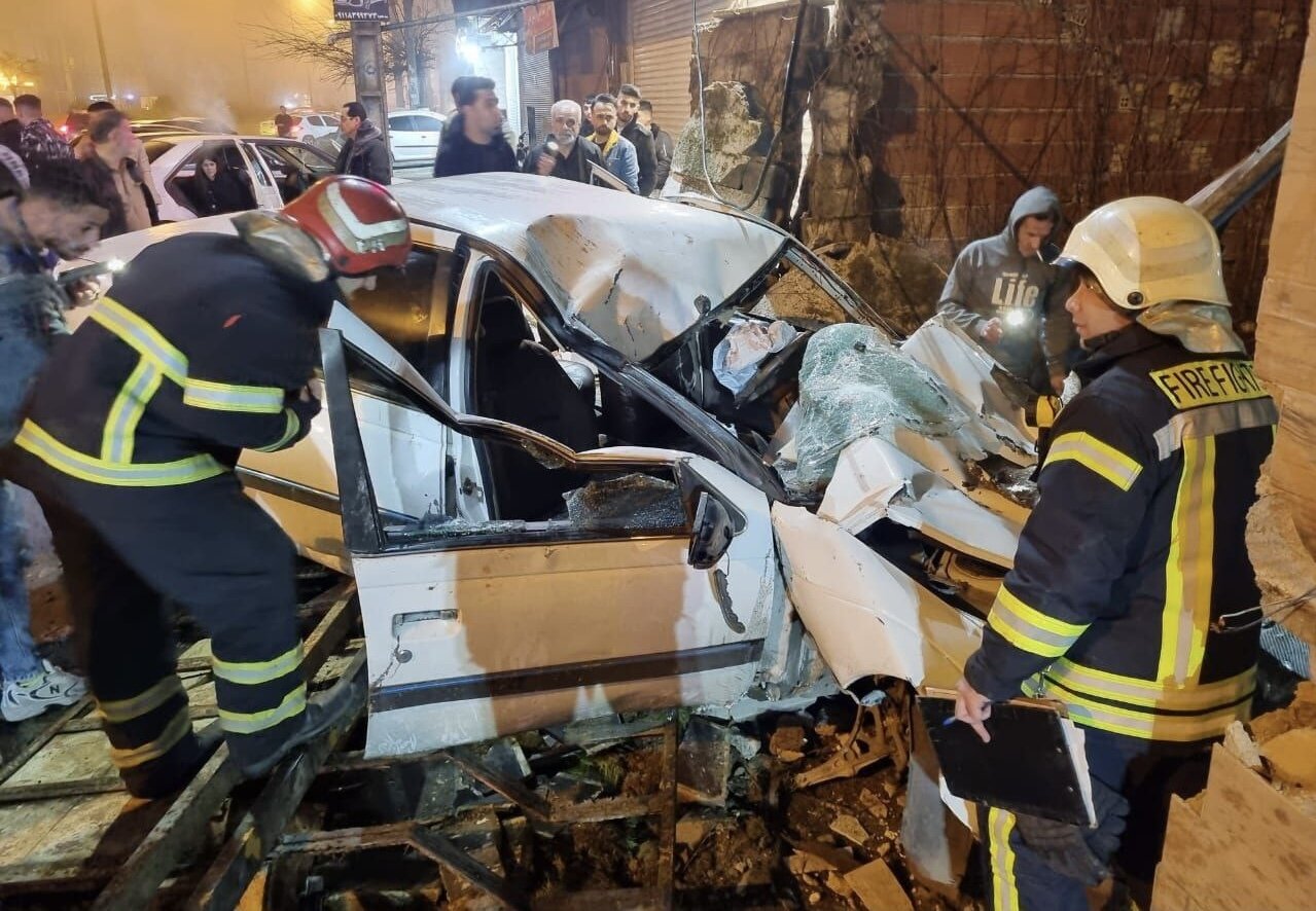 تصادف شدید در جاده انزلی به رشت؛ 4 نفر مصدوم شدند