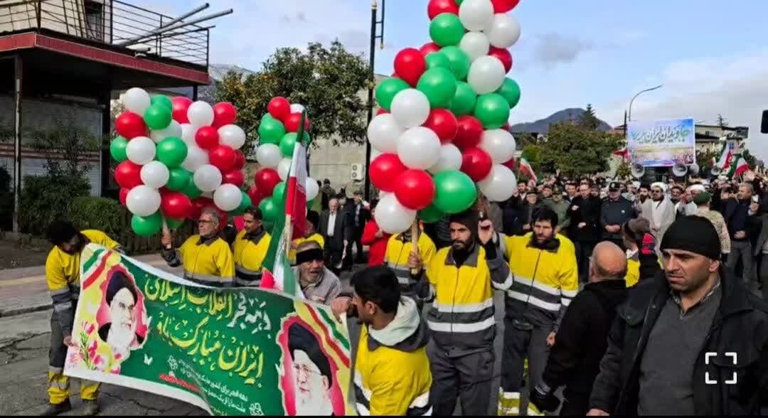 جشن پیروزی 22 بهمن در رامسر