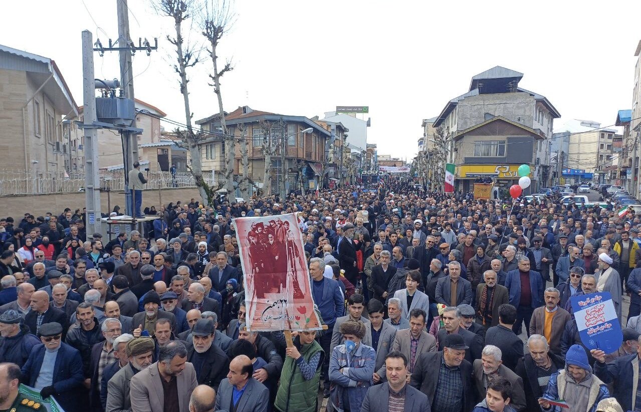 حضور حماسی لاهیجانی ها در چهل‌ و ششمین جشن پیروزی انقلاب