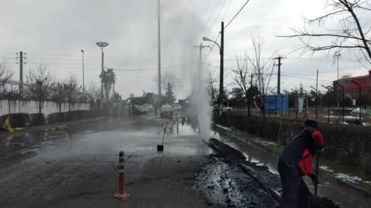 شکستگی شبکه سبب قطعی گاز 176 خانوار آستارایی شد