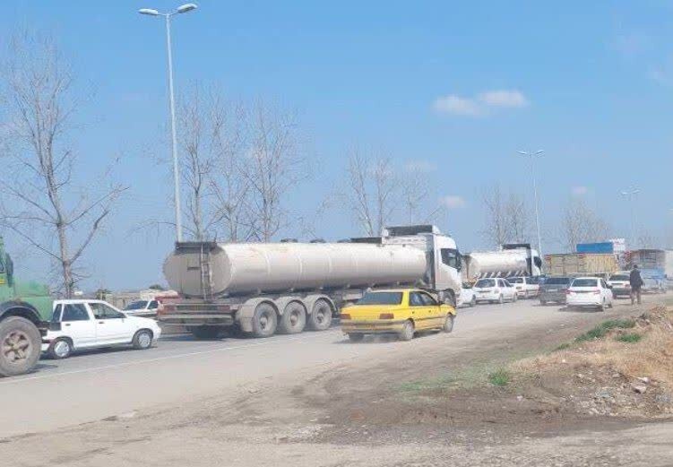 ترافیک کیلومتر 22 محور علی آباد-گرگان تا ساعاتی دیگر رفع می شود
