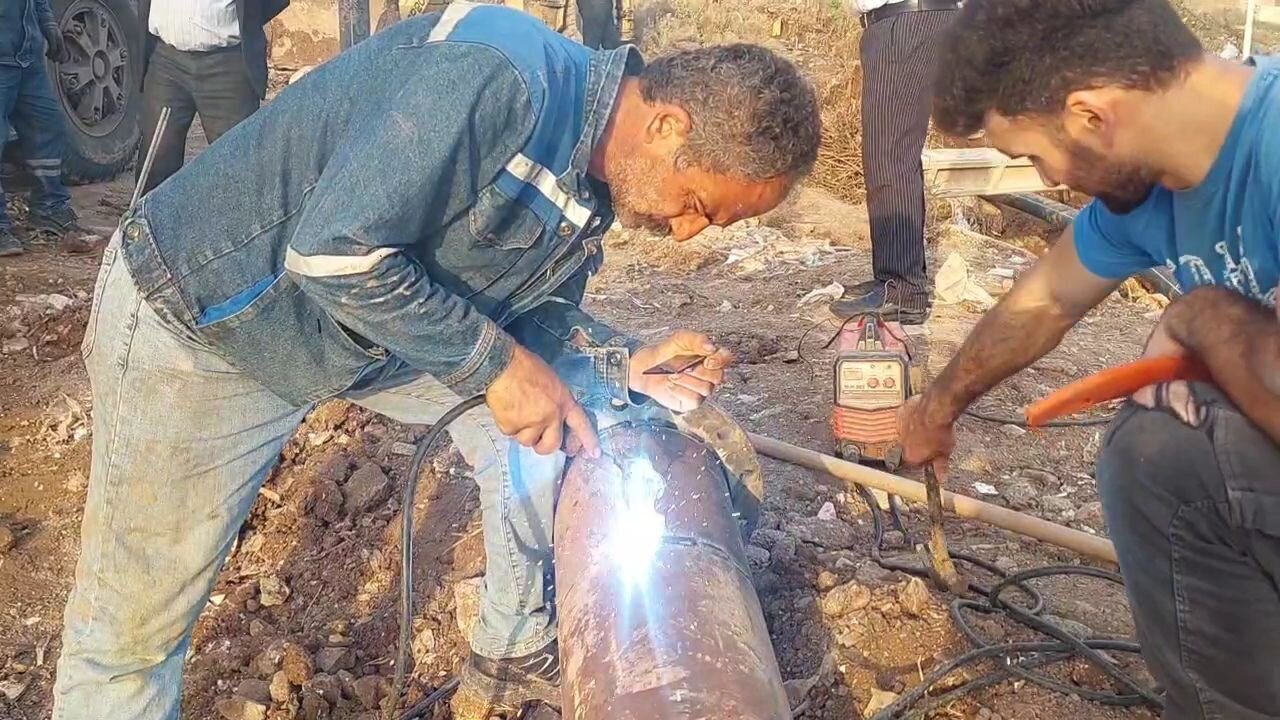 آب شهر منجیل وصل شد