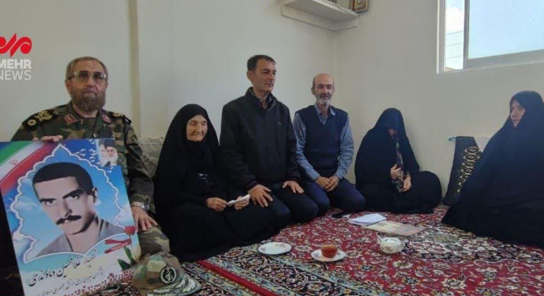 شناسایی پیکر مطهر شهید «غلامحسین دماوندی»