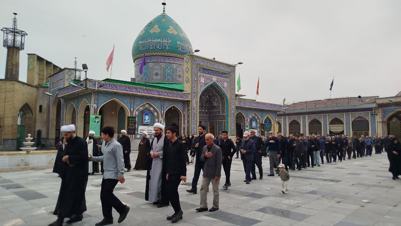 مراسم عزاداری شهادت امام جعفر صادق (ع) در آستانه اشرفیه