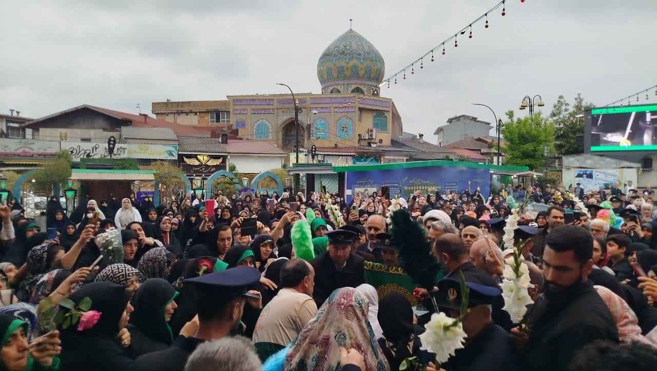 حضور کاروان «زیر سایه خورشید» در آستانه اشرفیه