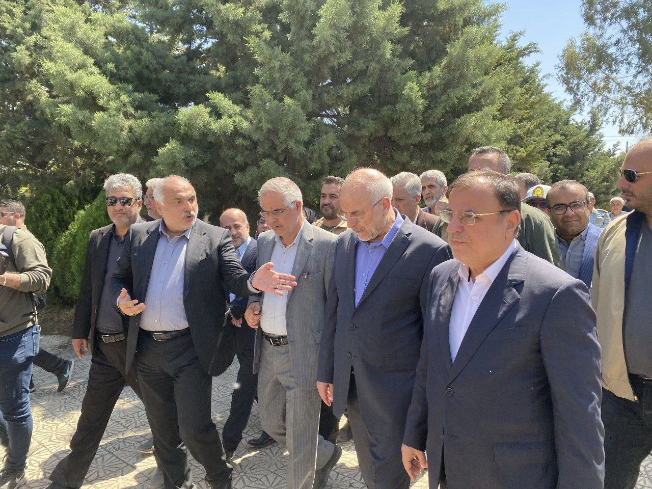 سفر قالیباف به گلستان؛ بازدید از آشوراده و تاکید بر توسعه گردشگری