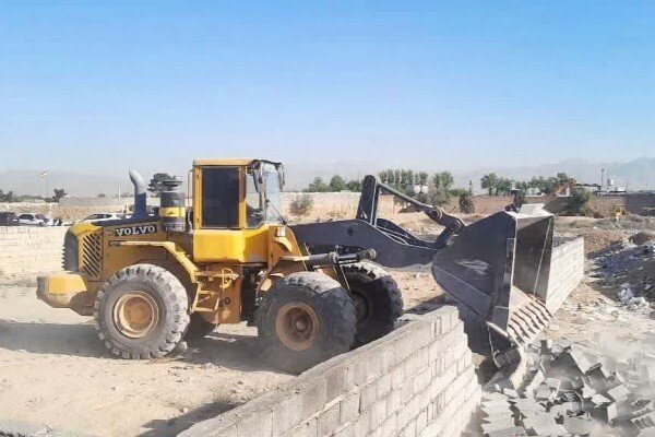 9 بنای غیرمجاز در مزارع چمستان نور تخریب سد