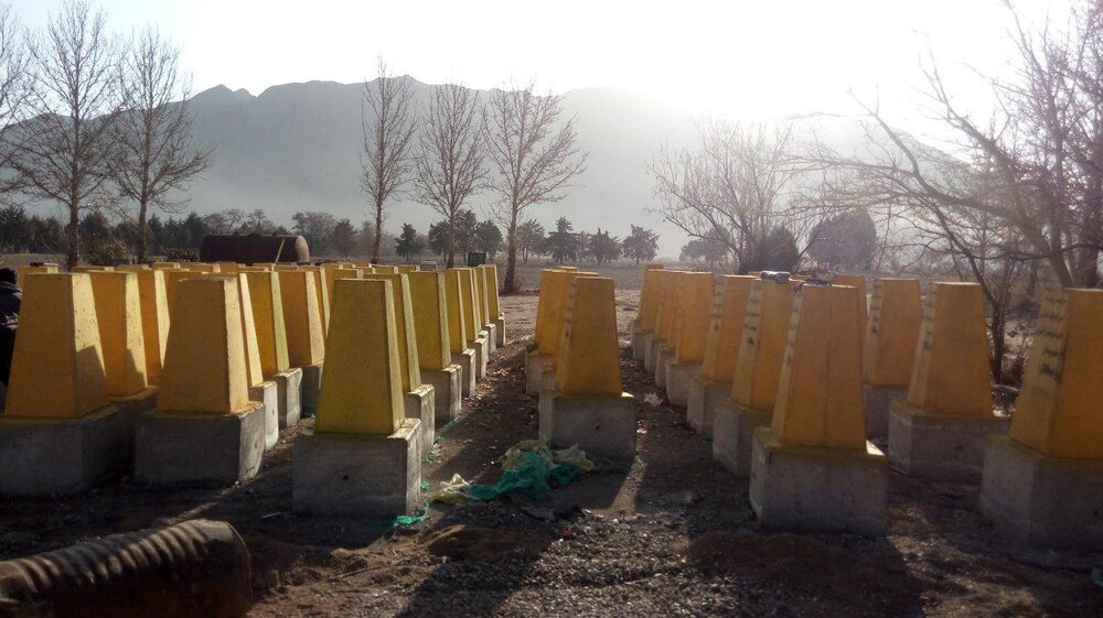 1200 عدد بنچ مارک در بخش کجور نصب شد