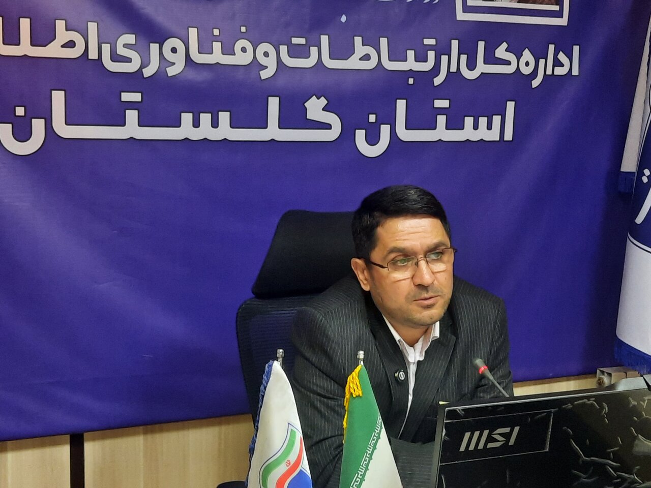 پوشش کامل فیبر نوری در 37 شهر گلستان
