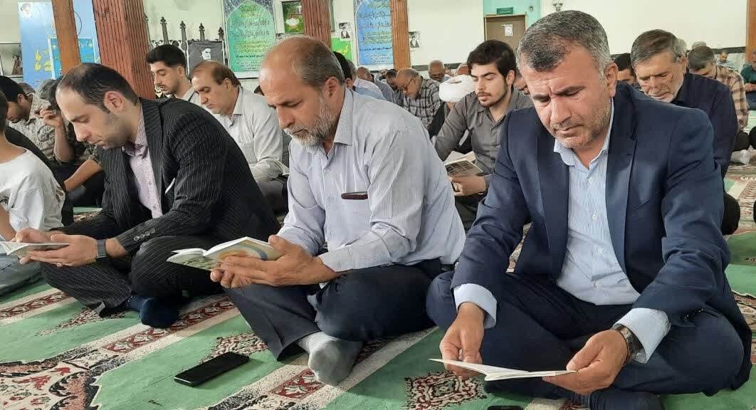 مراسم قرائت دعای پر فیض عرفه در تالش