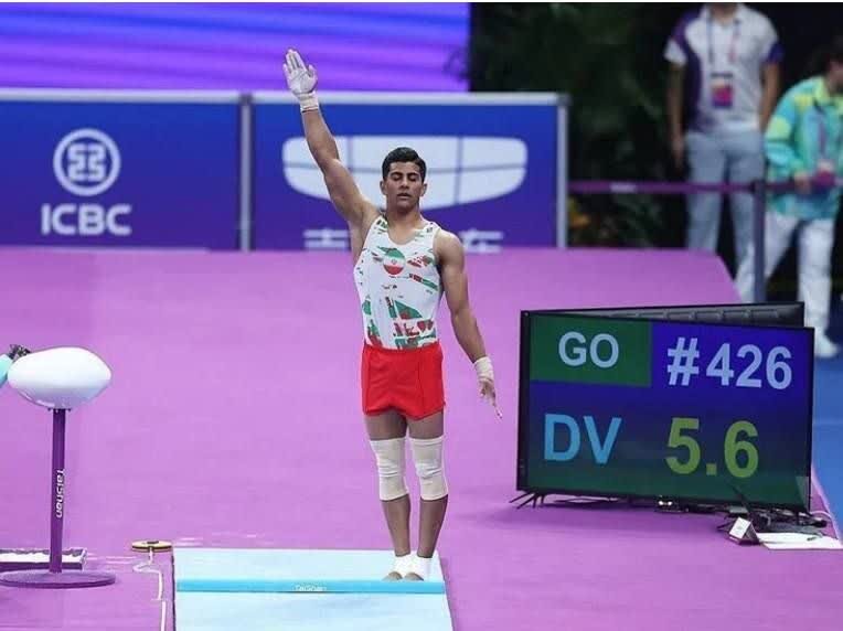 افتخارآفرینی مهدی الفتی در ژیمناستیک قهرمانی آسیا