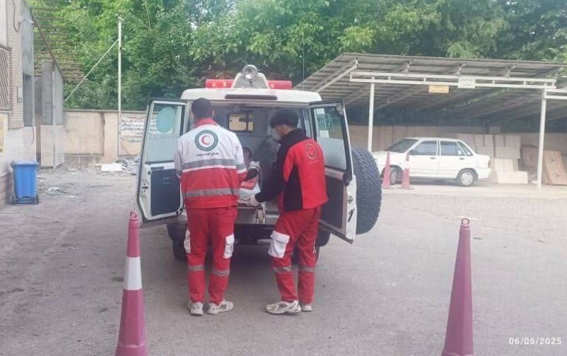 7 نفر بر اثر تصادف در محور عباس آباد مصدوم شدند
