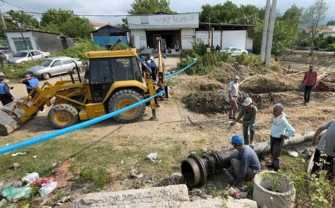 تاسیسات آبرسانی روستای زاغمرز بهشهر بهسازی شد