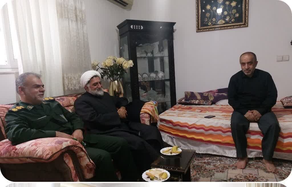عیادت مسئولان نکا از ذاکر اهل بیت